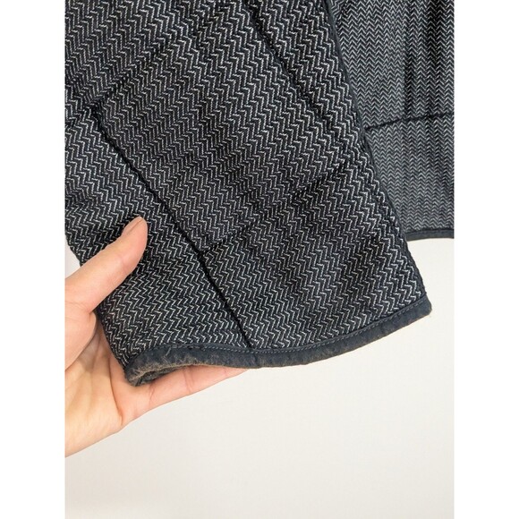 Nwot Free People Women's Black Dolman Quilted Knit Zip-Up Jacket Size Small - Picture 10 of 14